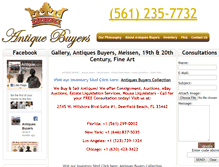 Tablet Screenshot of antiques-buyers.com